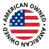 American owned badge